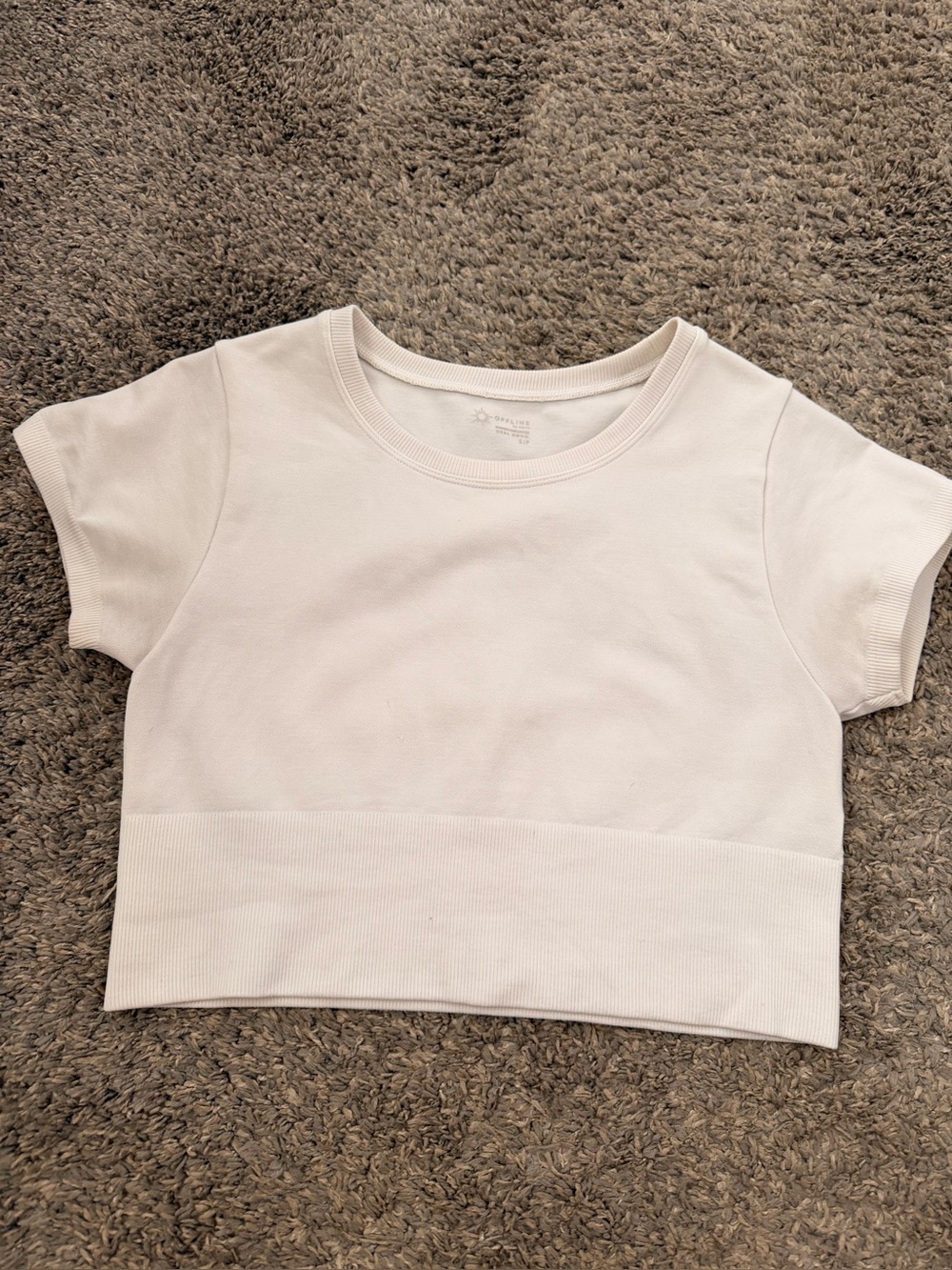 AERIE OFFLINE Cropped Tee S